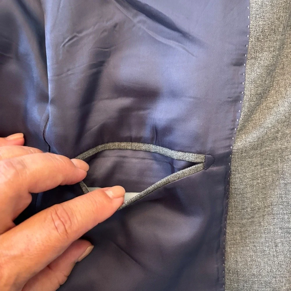 Suit Supply | Men's 36 US 46 EU Slim Cut | Lazio Single‎ Breasted | 100% Wool
